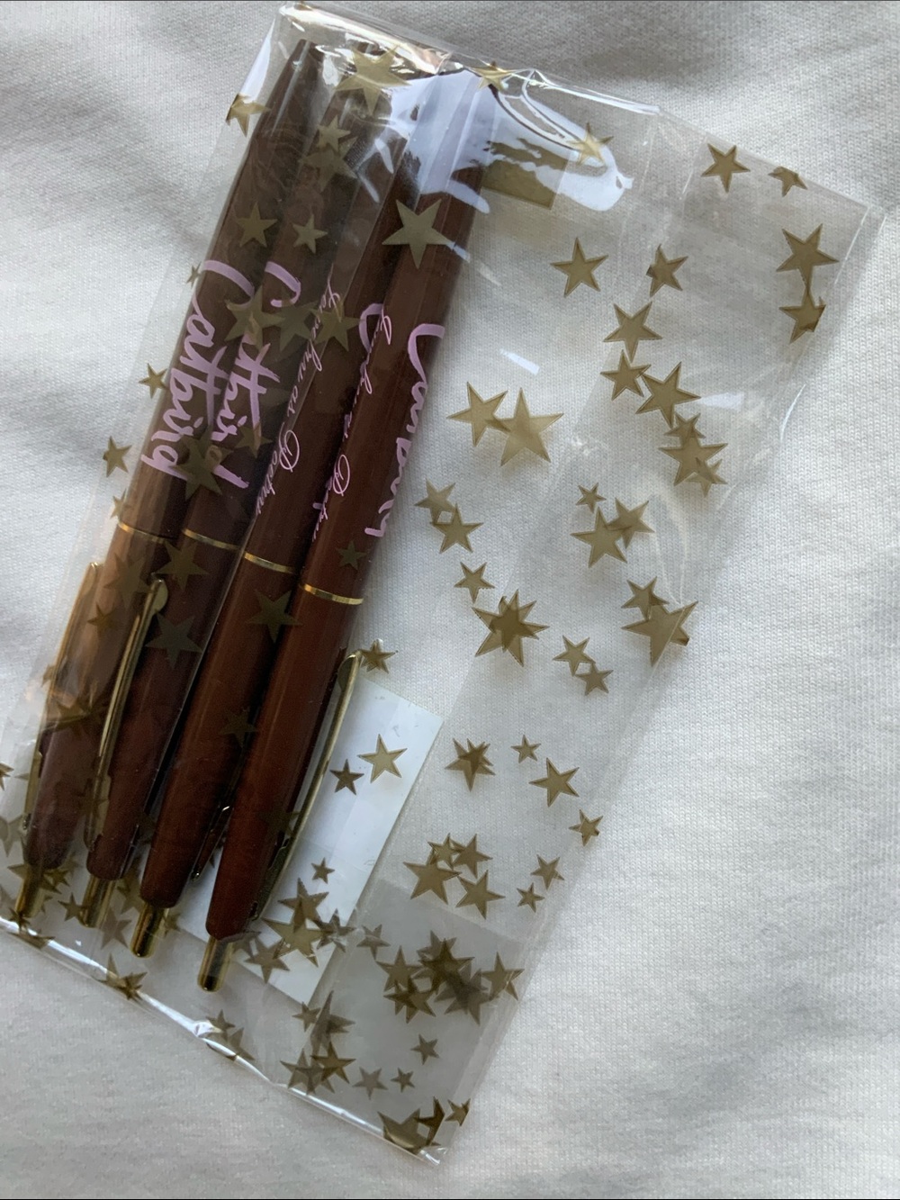 FOUR Catbird “Jewelry as Poetry” ballpoint pens CATBIRD PENS SET OF THREE